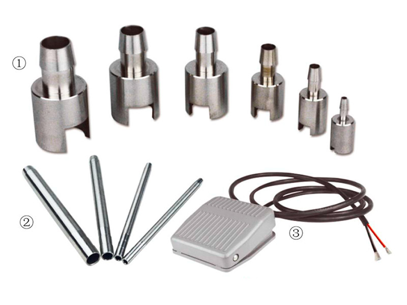 Accessories dispensing peristaltic pumps