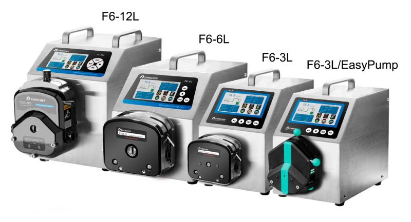 Industrial dispensing peristaltic pumps